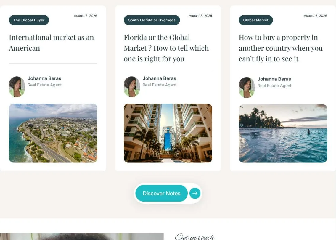 Market notes for buyers